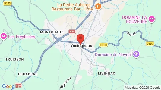 Apartments for rent i Yssingeaux - kort over placeringen