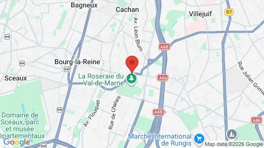 Apartments for rent i L'Haÿ-les-Roses - kort over placeringen