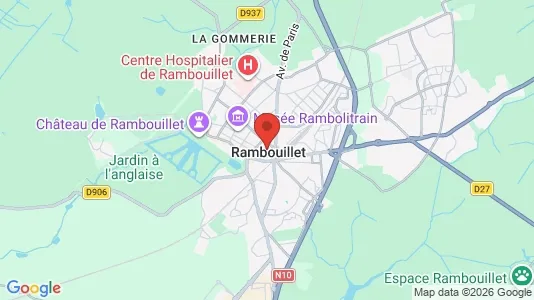 Houses for rent i Rambouillet - kort over placeringen