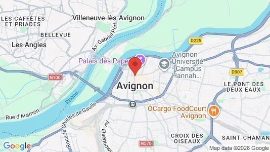 Houses for rent i Avignon - kort over placeringen