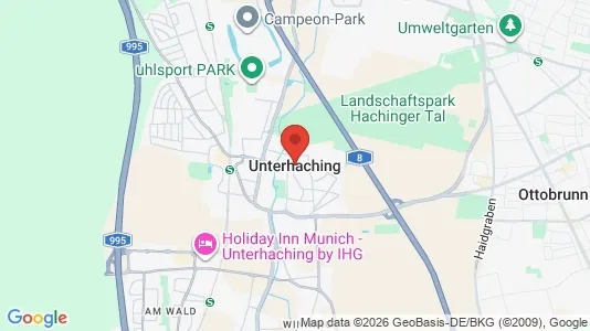 Apartments for rent i Unterhaching - kort over placeringen