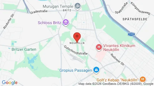 Apartments for rent i Berlin Neukölln - kort over placeringen