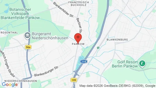 Apartments for rent i Berlin Pankow - kort over placeringen