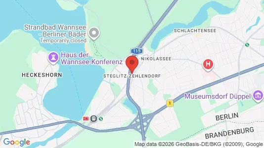 Houses for rent i Berlin Steglitz-Zehlendorf - kort over placeringen