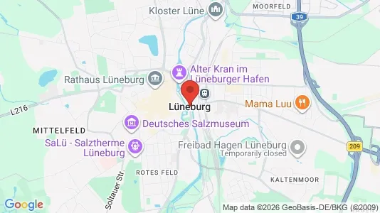 Apartments for rent i Lunenburg - kort over placeringen