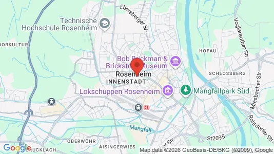 Houses for rent i Rosenheim - kort over placeringen