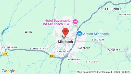 Apartments for rent i Miesbach - kort over placeringen