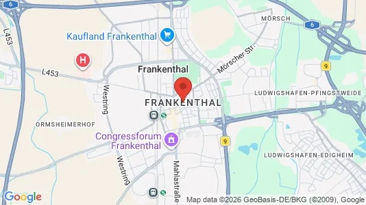 Apartments for rent i Frankenthal (Pfalz) - kort over placeringen