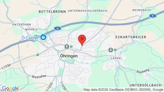 Apartments for rent i Hohenlohekreis - kort over placeringen