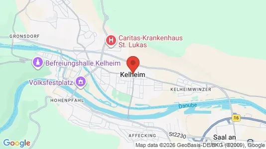 Apartments for rent i Kelheim - kort over placeringen