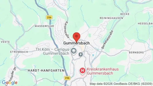 Apartments for rent i Oberbergischer District - kort over placeringen