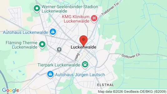 Apartments for rent i Teltow-Fläming - kort over placeringen