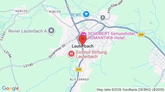 Apartments for rent i Vogelsbergkreis - kort over placeringen