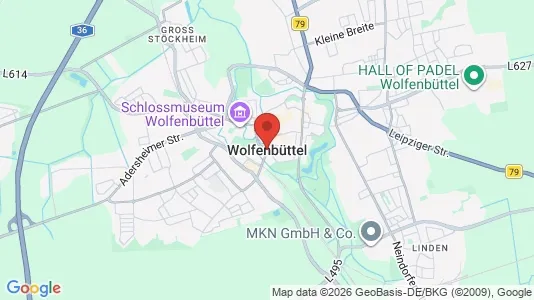 Houses for rent i Wolfenbüttel - kort over placeringen