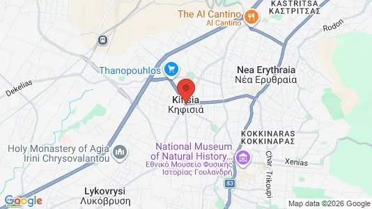 Houses for rent i Kifisia - kort over placeringen