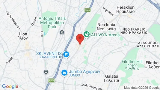 Apartments for rent i Nea Filadelfeia - kort over placeringen