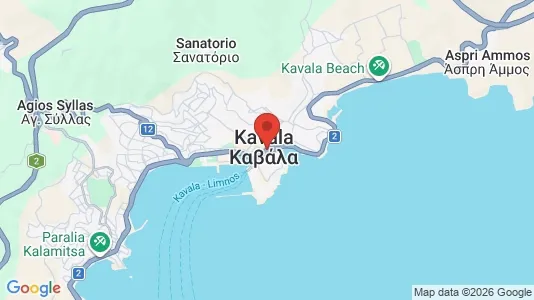 Apartments for rent i Kavala - kort over placeringen