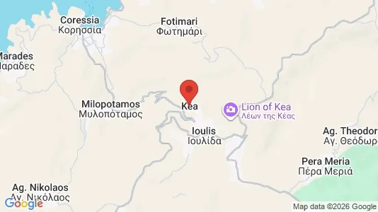 Apartments for rent i Kea - kort over placeringen