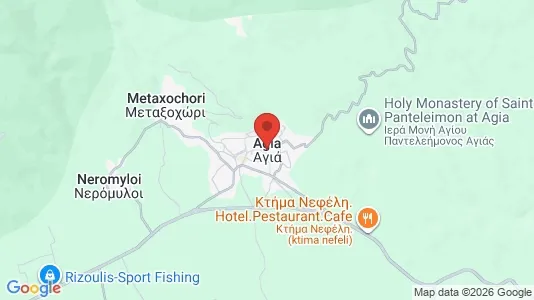 Houses for rent i Agia - kort over placeringen
