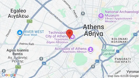 Apartments for rent i Athens Gazi - kort over placeringen