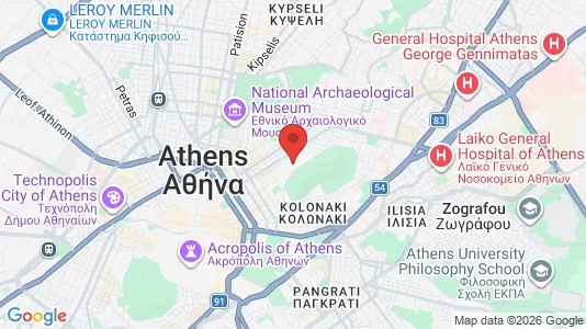 Apartments for rent i Athens Neapoli - kort over placeringen