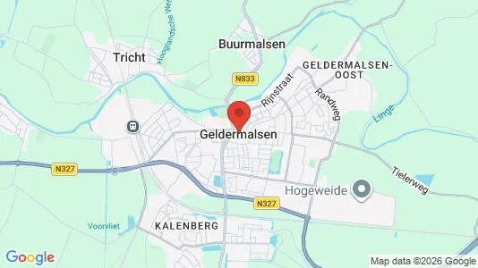 Houses for rent i Geldermalsen - kort over placeringen