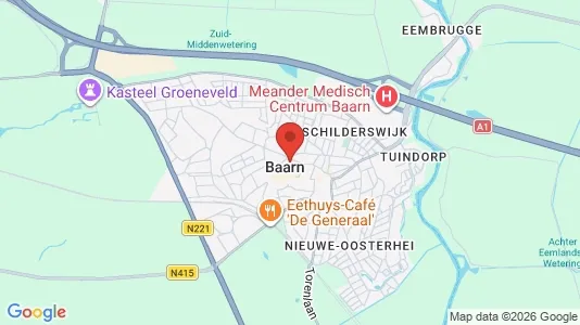 Houses for rent i Baarn - kort over placeringen