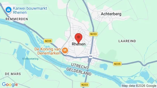Apartments for rent i Rhenen - kort over placeringen