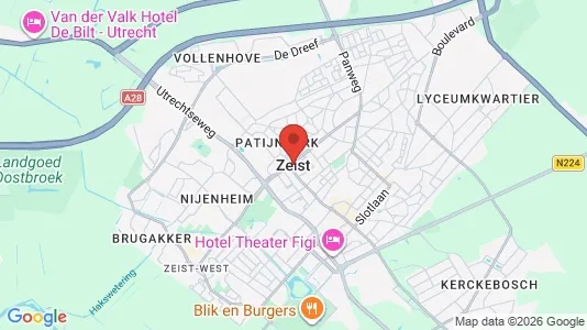 Apartments for rent i Zeist - kort over placeringen