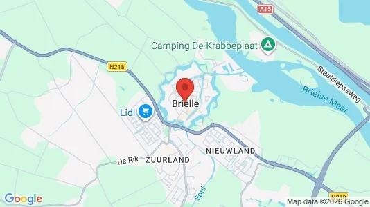 Houses for rent i Brielle - kort over placeringen
