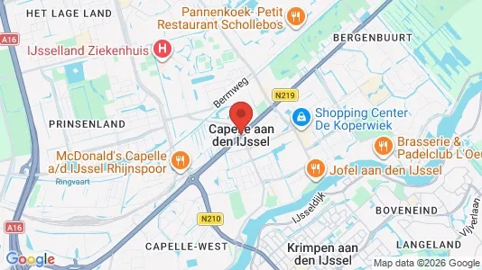 Apartments for rent i Capelle aan den IJssel - kort over placeringen