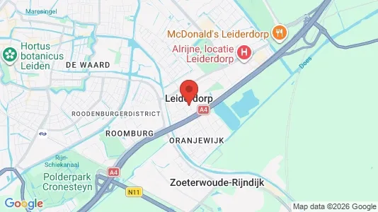 Apartments for rent i Leiderdorp - kort over placeringen