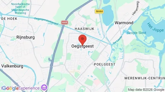 Apartments for rent i Oegstgeest - kort over placeringen