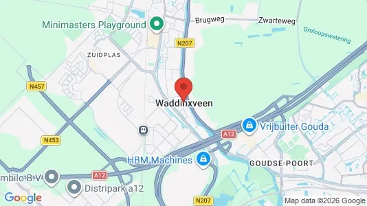 Apartments for rent i Waddinxveen - kort over placeringen
