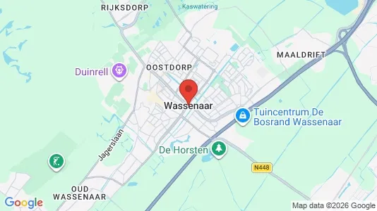 Apartments for rent i Wassenaar - kort over placeringen