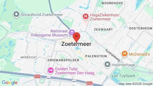 Apartments for rent i Zoetermeer - kort over placeringen