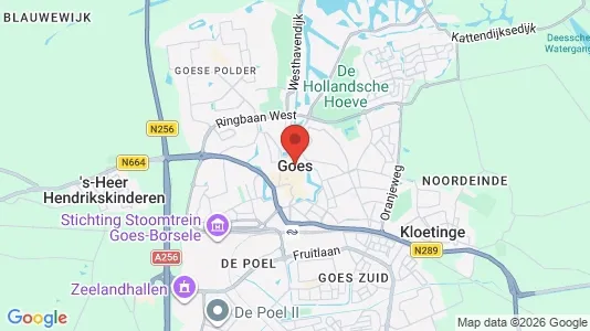 Apartments for rent i Goes - kort over placeringen