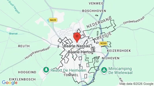 Houses for rent i Baarle-Nassau - kort over placeringen