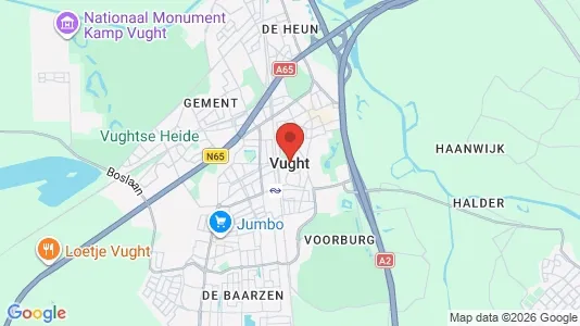 Apartments for rent i Vught - kort over placeringen