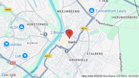 Apartments for rent i Venlo - kort over placeringen