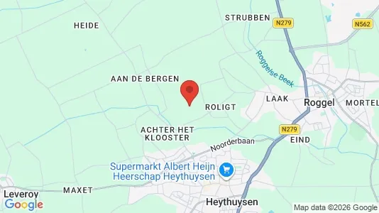 Houses for rent i Leudal - kort over placeringen