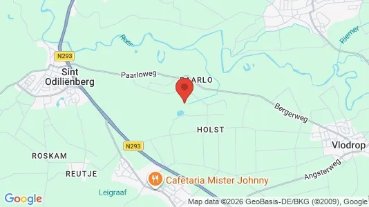 Houses for rent i Roerdalen - kort over placeringen