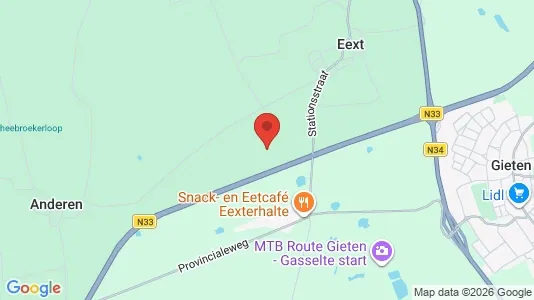 Apartments for rent i Aa en Hunze - kort over placeringen