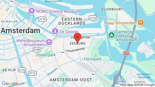 Apartments for rent i Amsterdam Zeeburg - kort over placeringen