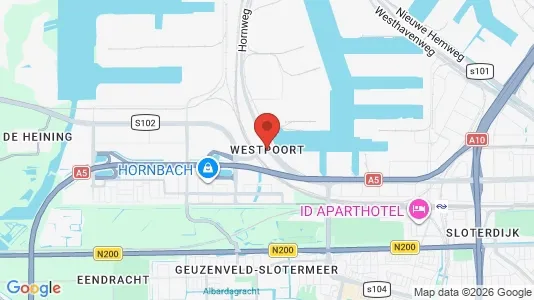 Apartments for rent i Amsterdam Westpoort - kort over placeringen