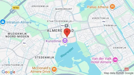 Apartments for rent i Amsterdam Zuideramstel - kort over placeringen
