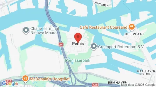 Apartments for rent i Rotterdam Pernis - kort over placeringen
