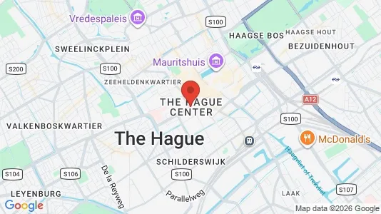 Apartments for rent i The Hague Centrum - kort over placeringen