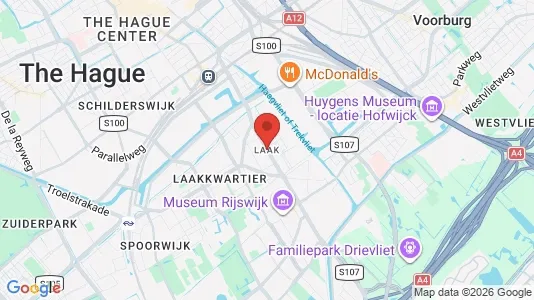 Apartments for rent i The Hague Laak - kort over placeringen