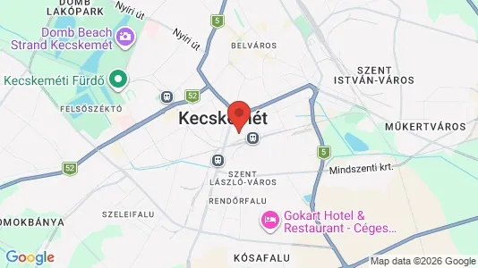 Apartments for rent i Kecskeméti - kort over placeringen